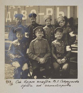 Train's senior doctor V.G Ctrunov among senior medics