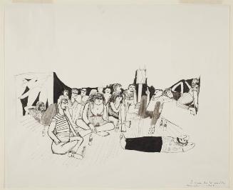 Untitled (Party in artist's studio)