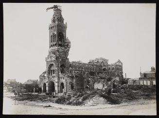 General view of the church in Albert [Notre Dame de Brebières]