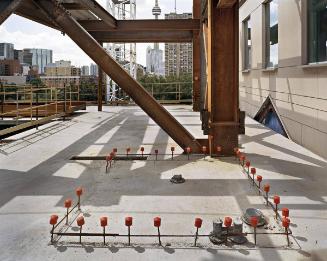 Walker Court - steel roof truss