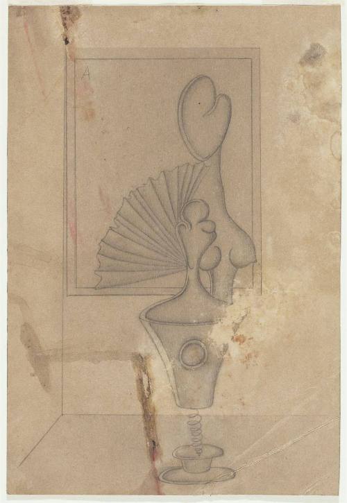 Stilleben mit Büste und Bild