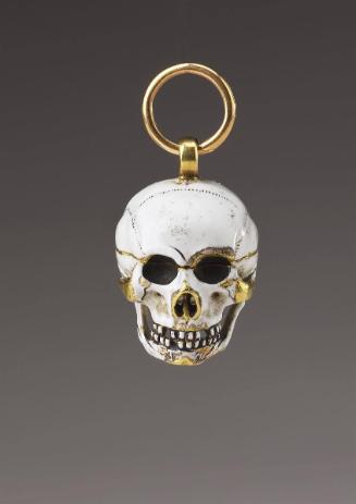 Skull Pendant with Entombed Skeleton