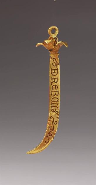 Toothpick in the Form of a Scimitar