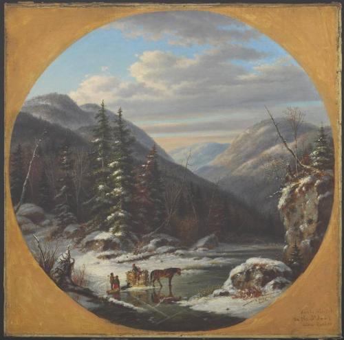 Early Winter on the St. Anne's, below Quebec