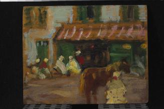 In Front of the Shop