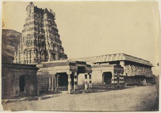Secunder Malay. Therooparungoonrum Pagoda at the Foot of the Hill