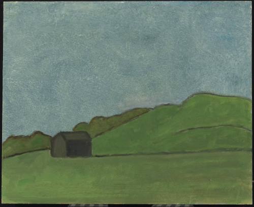 Barn at Foot of Hill