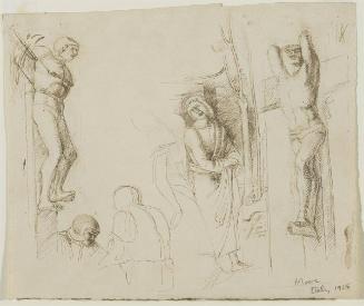 The Two Thieves, St. John and Roman Soldiers