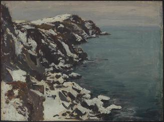 Snow Laden Cliffs, Grand Manan, New Brunswick