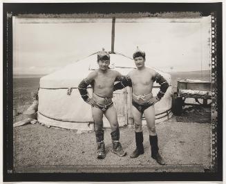 Wrestler Brothers  from Nomadic Mongolian Series