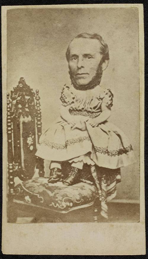 Political caricature [Child's body with man's head]