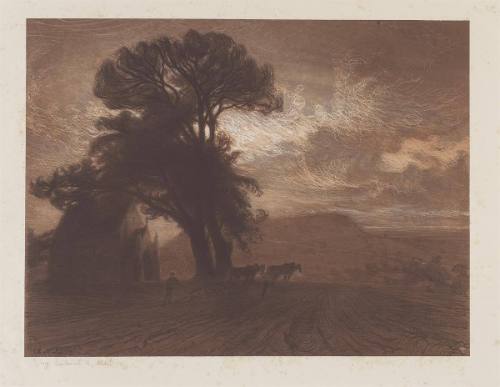 La Chapelle a Minerville  Plate VI from  Cantiques des Créatures