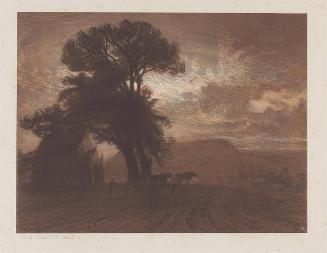 La Chapelle a Minerville  Plate VI from  Cantiques des Créatures