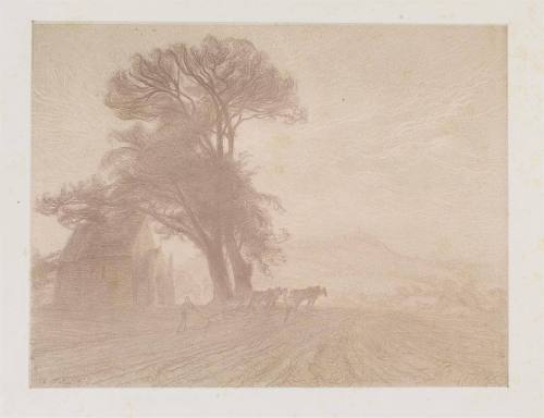 La Chapelle a Minerville  Plate VI from  Cantiques des Créatures