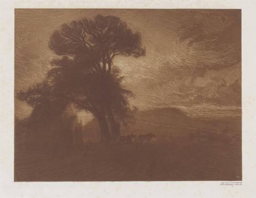 La Chapelle a Minerville  Plate VI from  Cantiques des Créatures