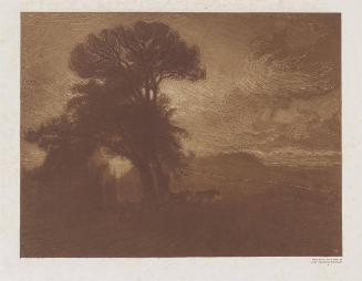 La Chapelle a Minerville  Plate VI from  Cantiques des Créatures