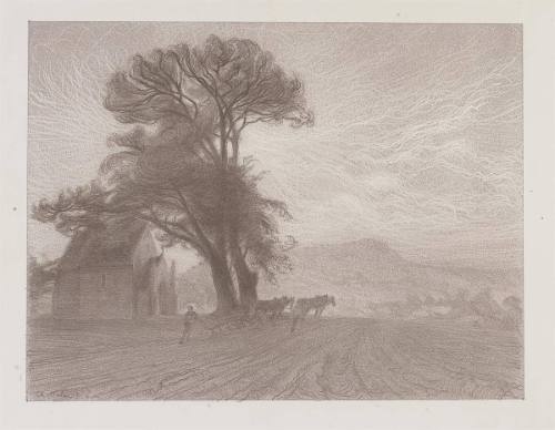 La Chapelle a Minerville  Plate VI from  Cantiques des Créatures