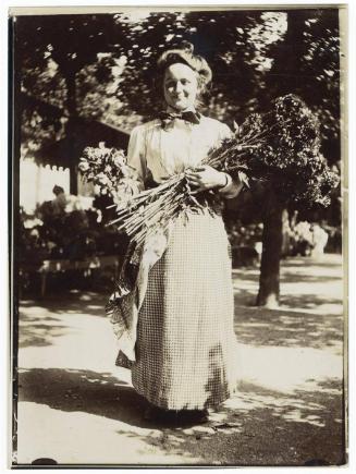 Aix les Bains - the bouquet-seller