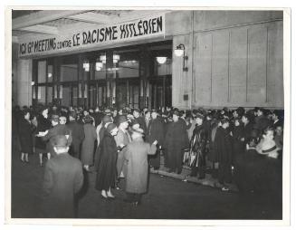Anti-Nazi Mass Meeting, Paris, 1938