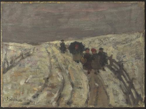 Sketch for "Return from School"