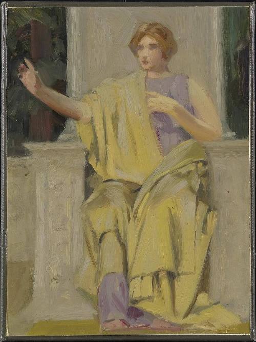 Central Figure of Canada for "Ave Canada"