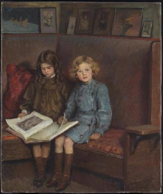 Portrait of the Artist's Children, the twins John and Sylvia