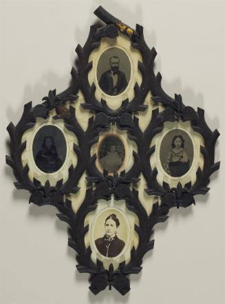 [Portraits presented in a decorative frame]