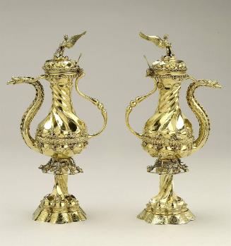 Pair of Silver Gilt Cruets