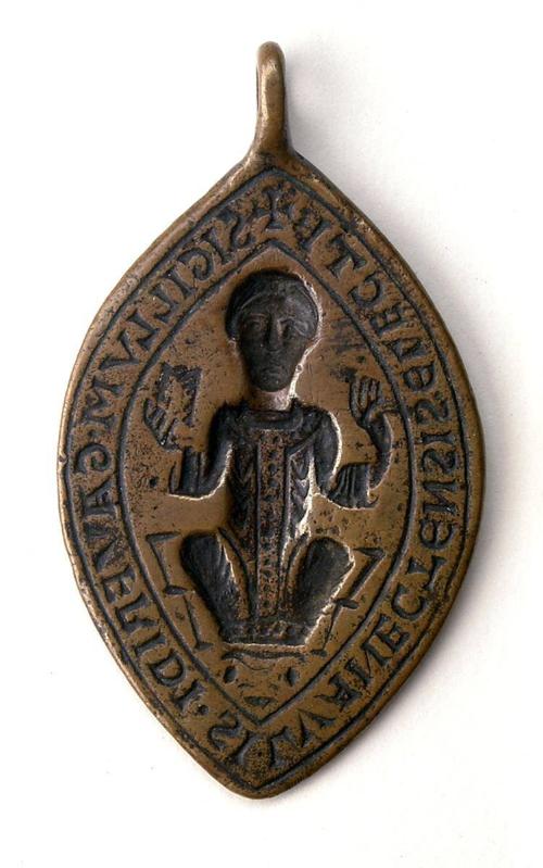 Matrix for Seal of Geoffroy II, Bishop Elect of Senlis