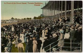 In Front of the Grand Stand, Toronto Exhibition, Canada