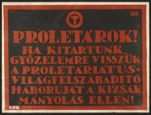 Proletarians! If we Endure....