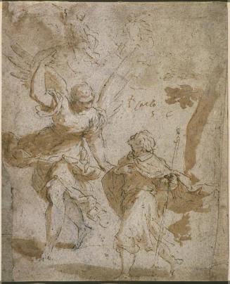 An Angel appearing to a young pilgrim