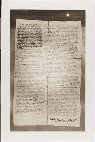 Published Biography (Captain Abraham Kean)