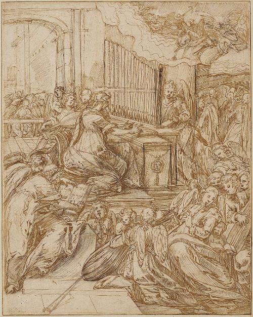 St. Cecilia and the Heavenly Chorus