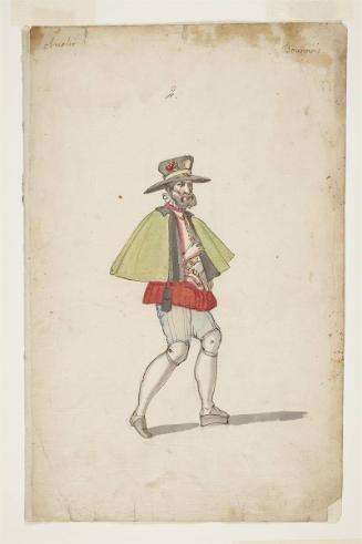 Le Bourgeois from the Ballet des Infatigables