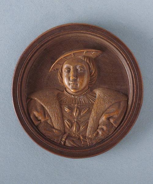 Portrait medallion of a man