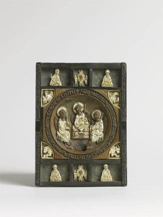 The Trinity, Symbols of the Four Evangelists, Saints and Seraphim