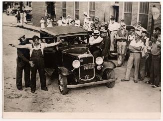 Violent Scenes in U.S. Textile Strike.