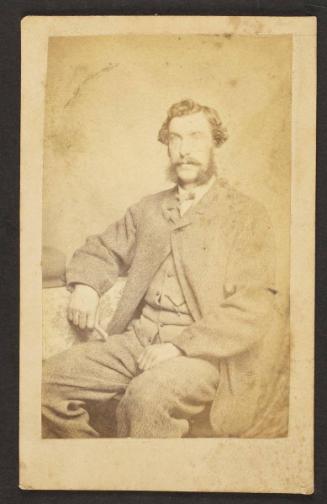 Unknown sitter [portrait of a seated man with a pipe]