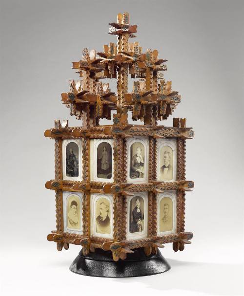 Tramp Art Photo Display