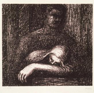 Lullaby: Sleeping Head from Auden Poems/Moore Lithographs Portfolio (Editions C)