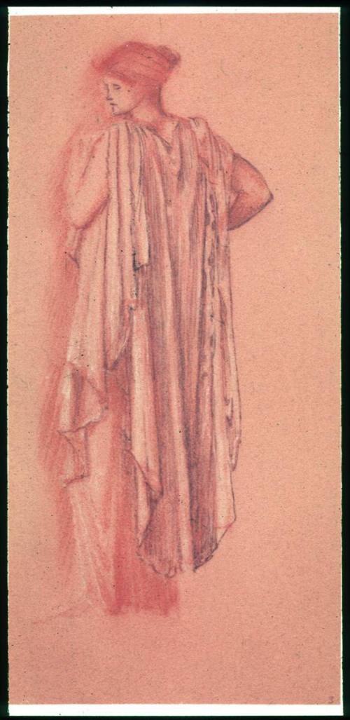 Drapery Study, Red-headed Model