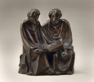 Lesende Mönche II (Die Buchleser)