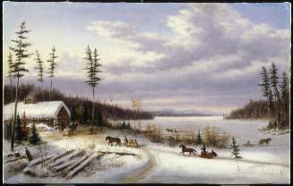 Settlers' Supply Depot on a Frozen River