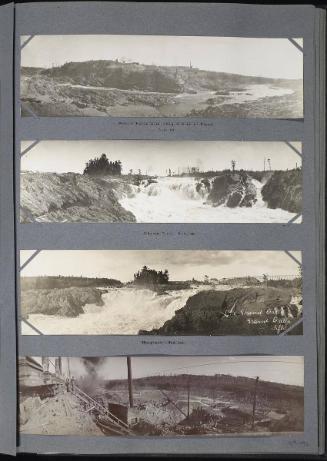 Power House Site from S. Side of River, Aug. 08