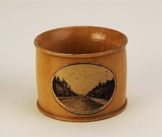 Napkin ring: View of High Street, Alderburgh