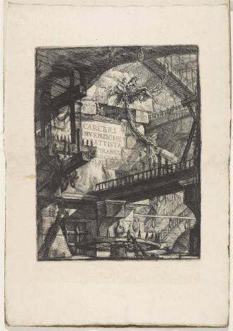 Title Plate from the Carceri d'invenzione (Imaginary Prisons)