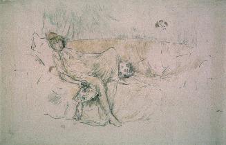 Draped Figure Reclining