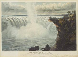 The Falls of Niagara: Plate 1   This View of Table Rock & Horse-Shoe Fall