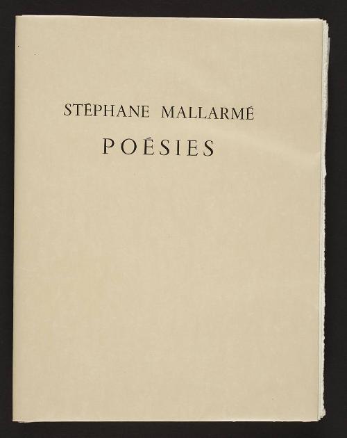 Poèsies de Stéphane Mallarmé